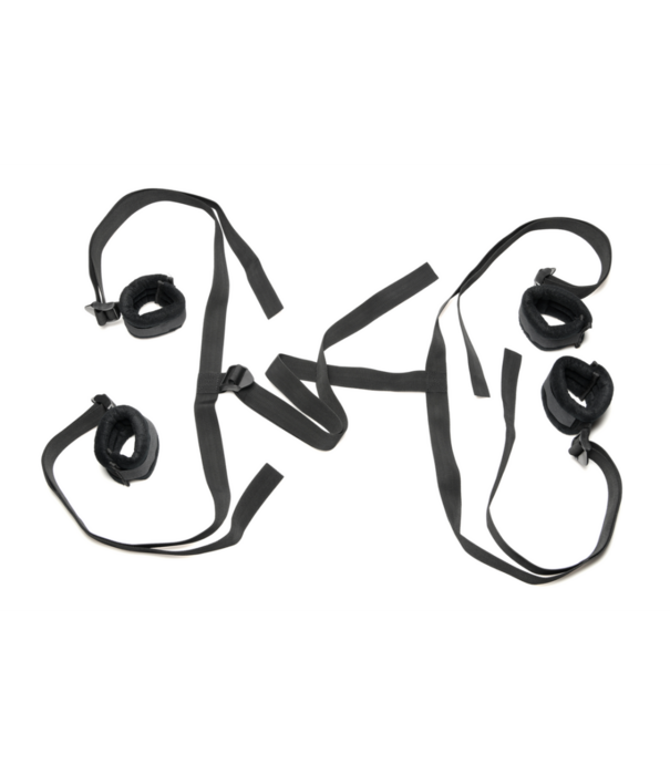 Lover's Bed Restraint System - Zwart