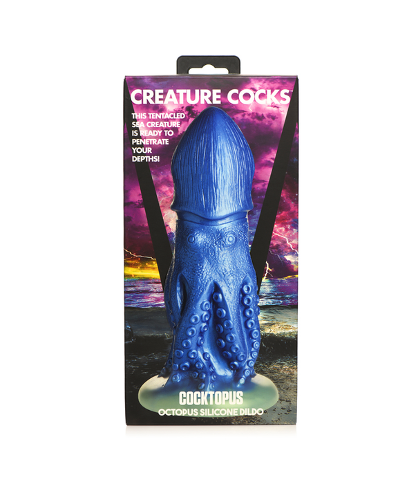Cocktopus Octopus - Siliconen Dildo - Blauw