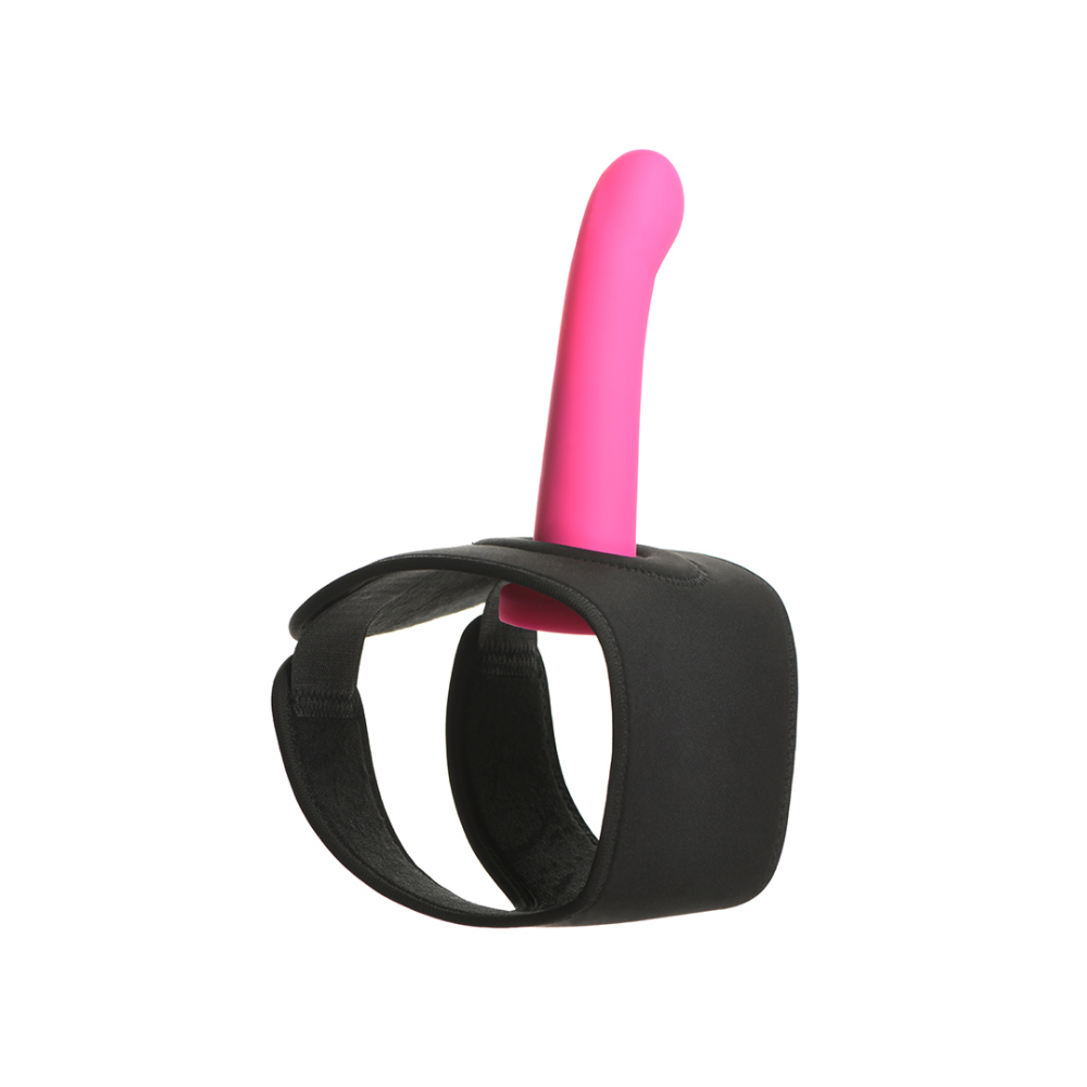 XR Brands Lover's Thigh Harness - Zwart afbeelding