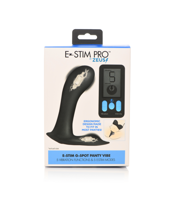E-Stim Pro - G-Spot Panty Vibe - Zwart