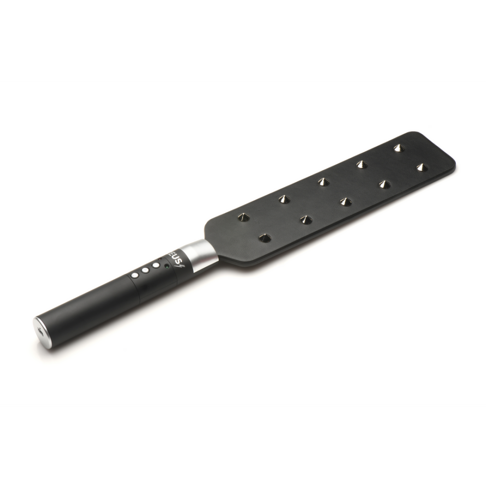 XR Brands E-Stim Spiked Paddle - Zwart afbeelding