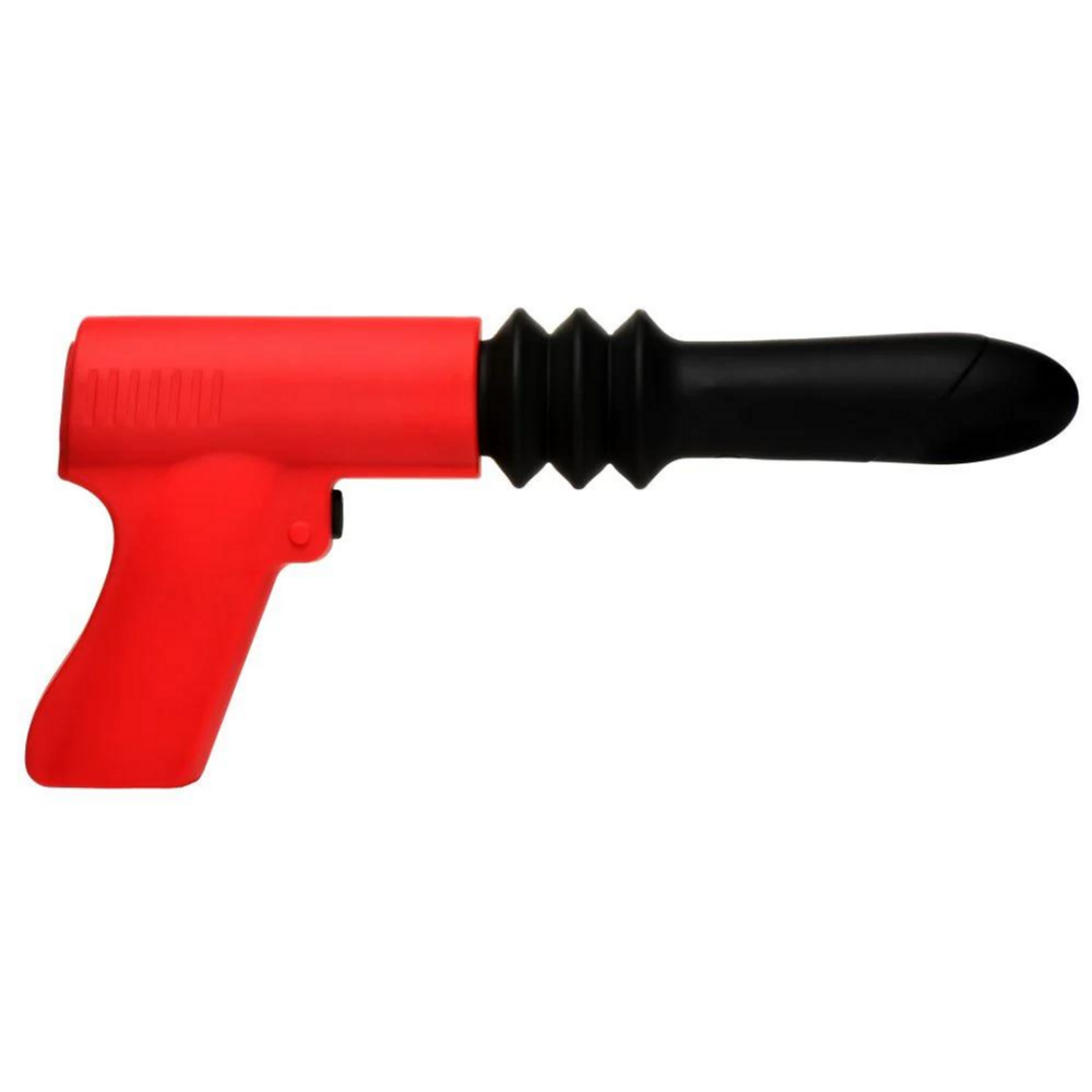 XR Brands Duwende Pistola Vibrator - Rood afbeelding