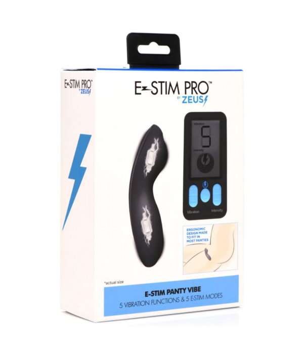E-Stim Panty Vibe met Afstandsbediening - Zwart