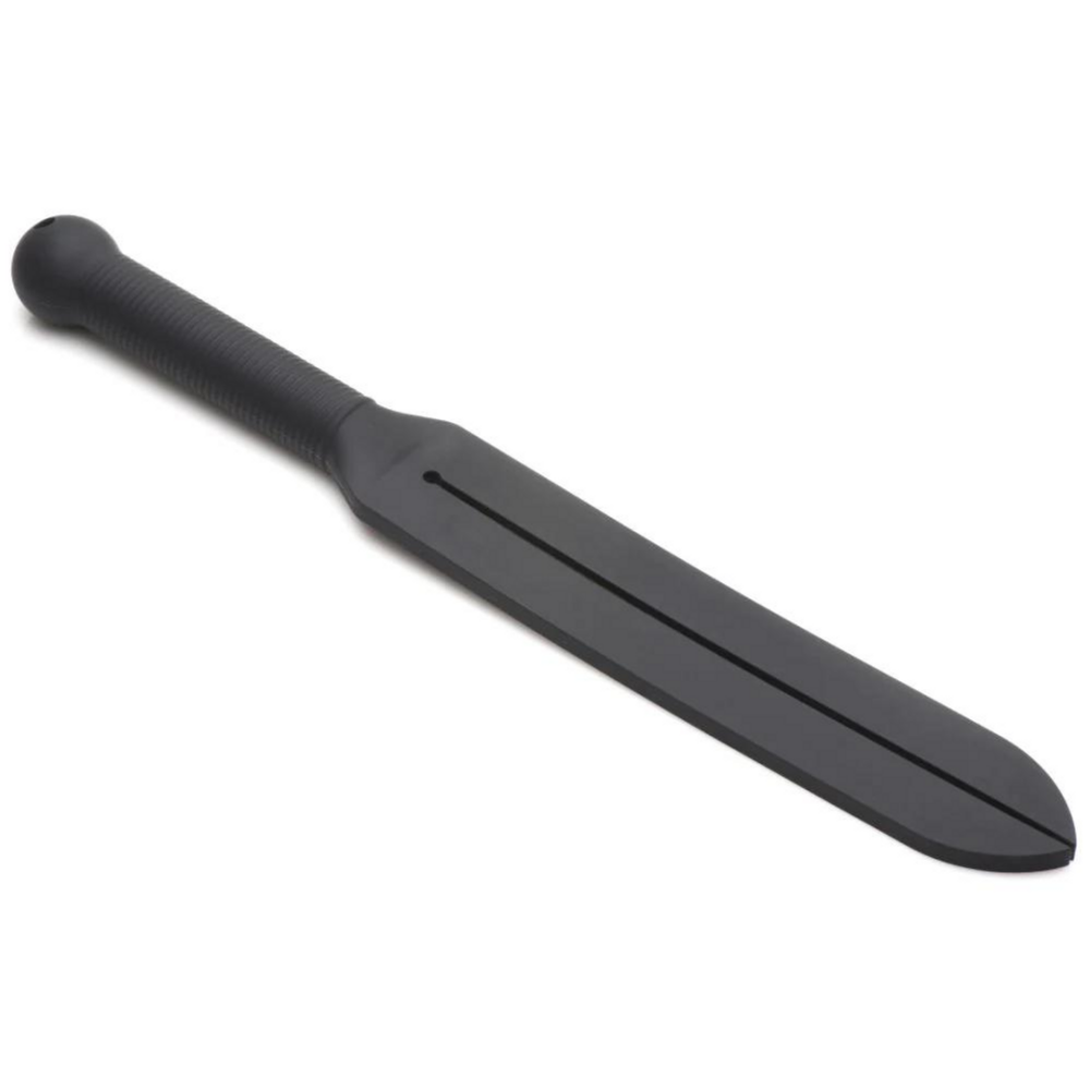 XR Brands Stung Silicone Tawse - Zwart