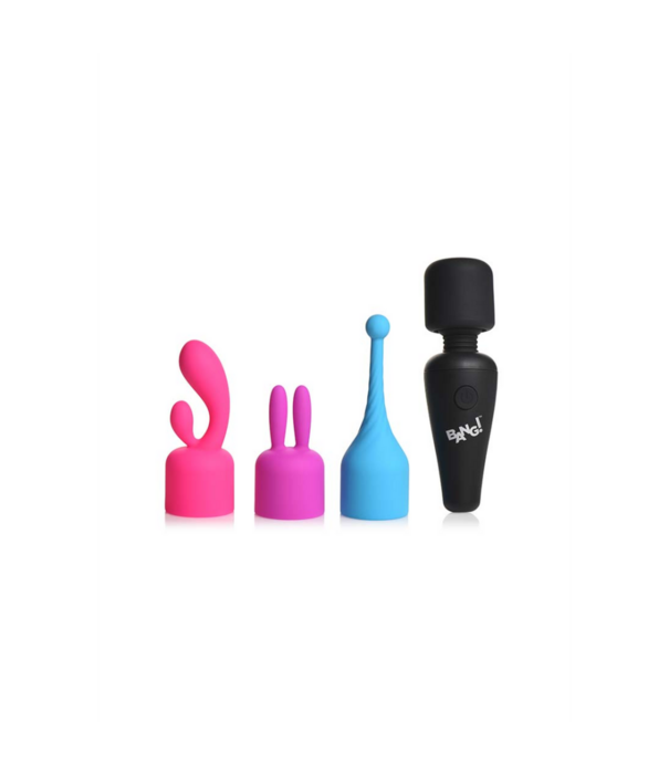 Mini Wand Massager met 3 Opzetstukken