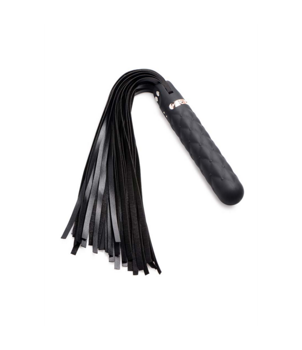 Vibra-Lasher - Vibrerende Silicone Dildo Flogger