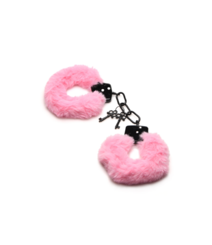 Cuffed in Fur - Furry Handcuffs - Roze