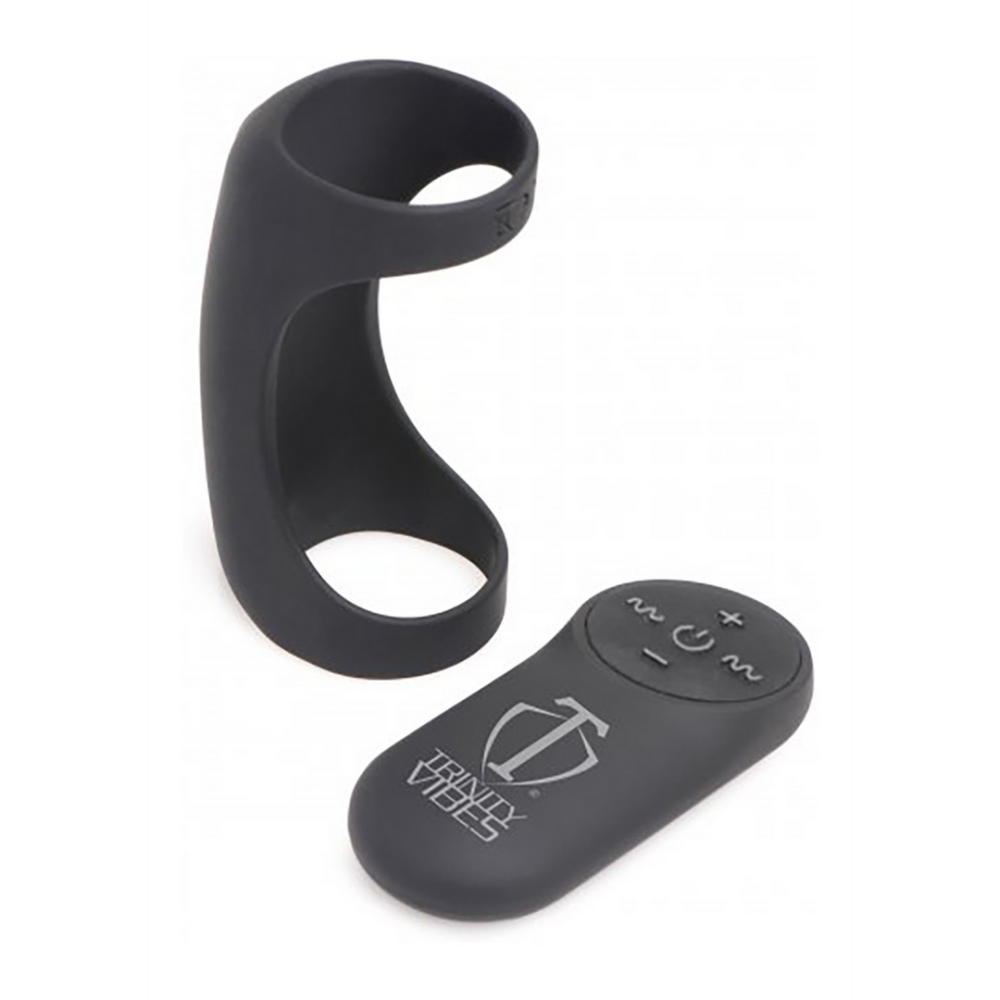 XR Brands G-Shaft - Siliconen Cockring met Afstandsbediening afbeelding