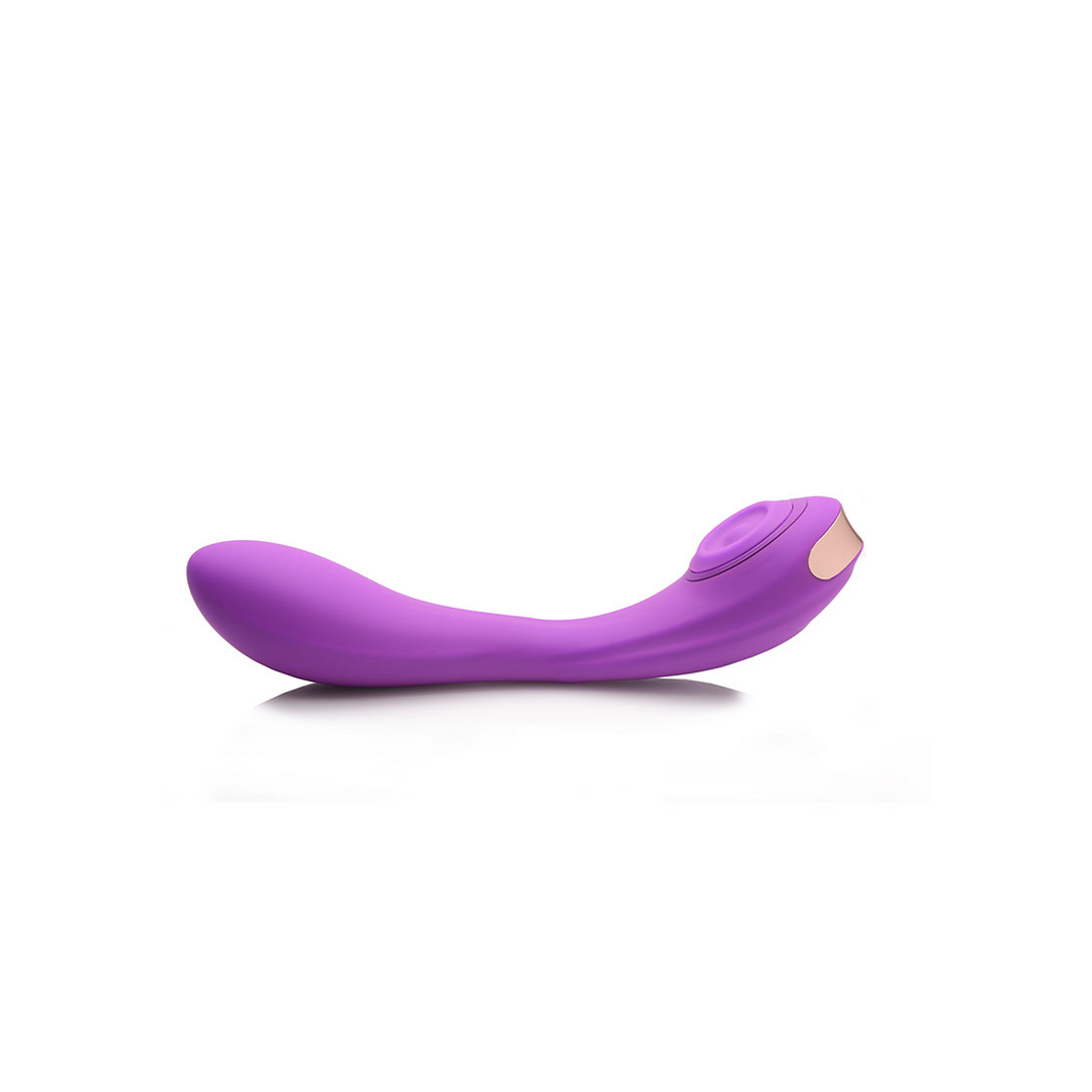 XR Brands Pose Plus - Buigbare Pulserende Siliconen Vibrator afbeelding