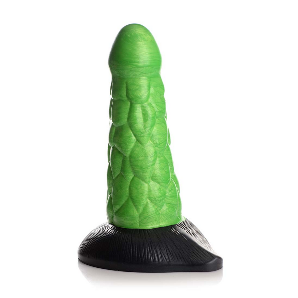 XR Brands Radioactieve Reptiel - Dikke Schubben Siliconen Dildo afbeelding