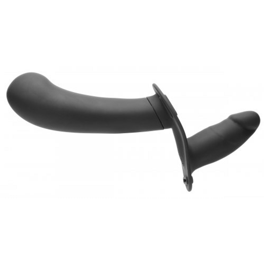 XR Brands Double Diva - Dubbele Dildo met Harness en Afstandsbediening afbeelding