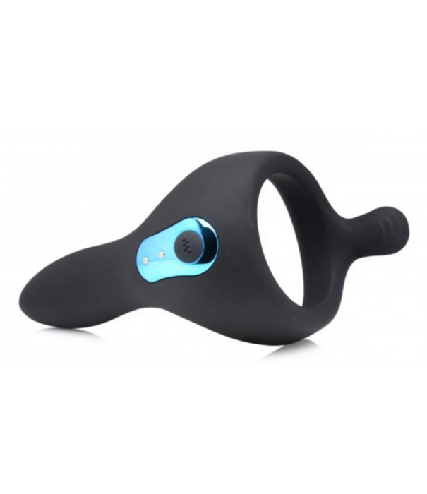 Power Taint - Siliconen Cock- en Ballring met Afstandsbediening