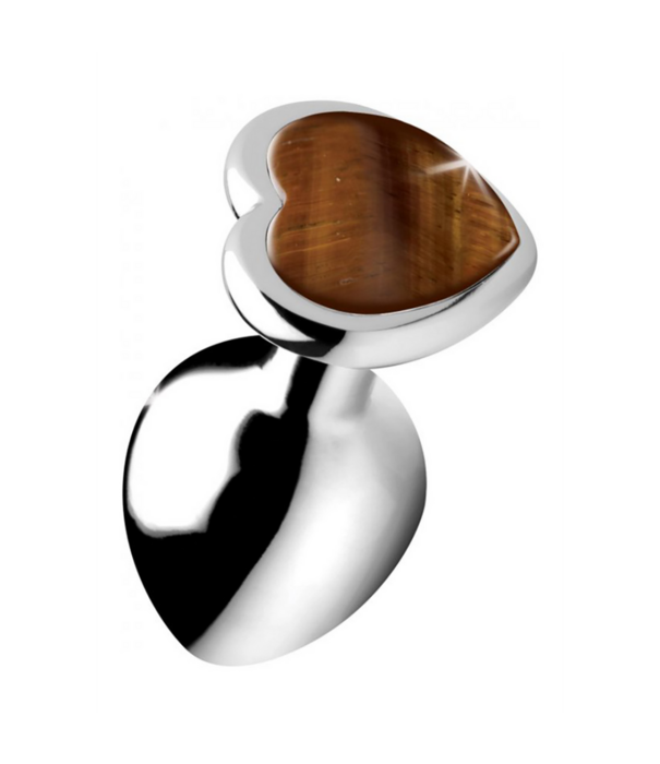 Tiger Eye Heart - Butt Plug - Medium