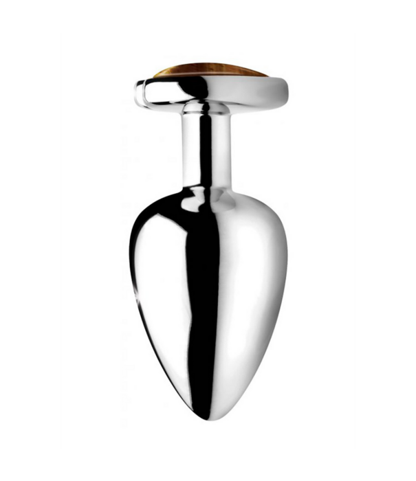 Tiger Eye Heart - Butt Plug - Large