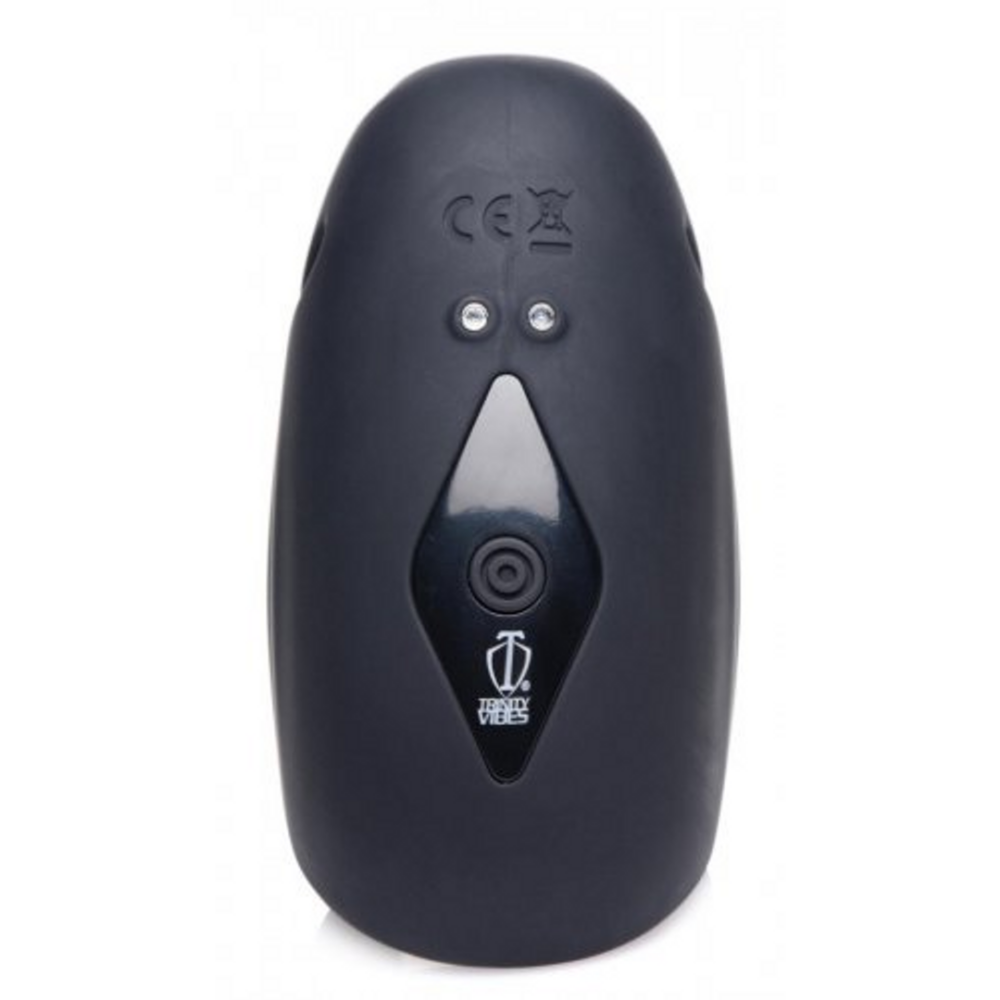 XR Brands Vibrerende Siliconen Penis Sleeve afbeelding