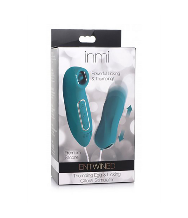 Entwined - Thumping Ei en Lickende Clitorale Stimulator