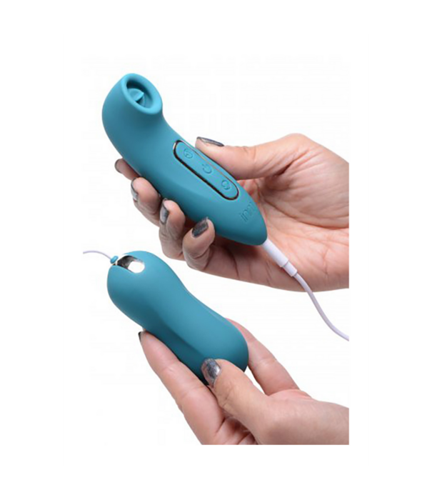 Entwined - Thumping Ei en Lickende Clitorale Stimulator