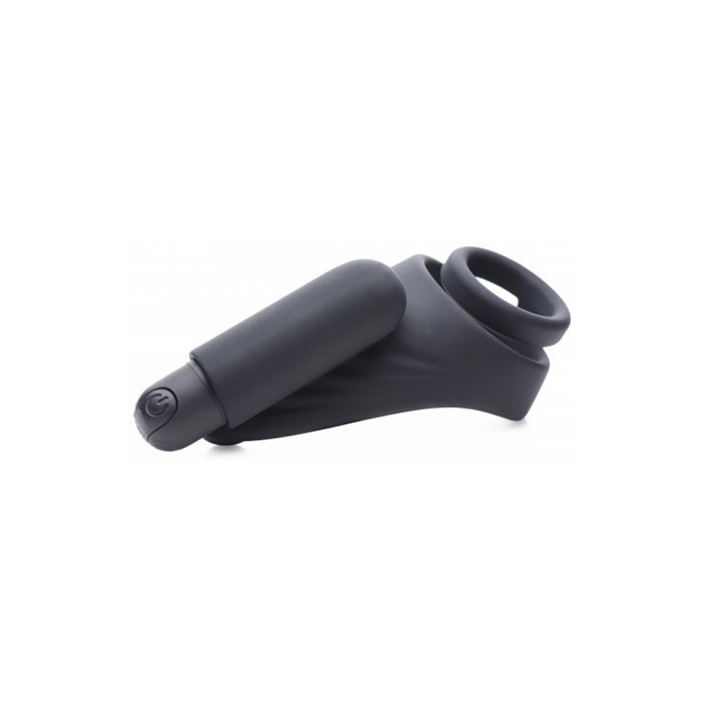 XR Brands Silicone Vibrerende Cockring afbeelding