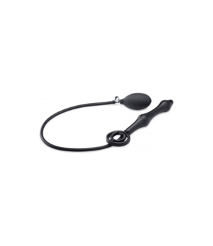 Opblaasbare Silicone Anale Plug + Cock- en Ballring