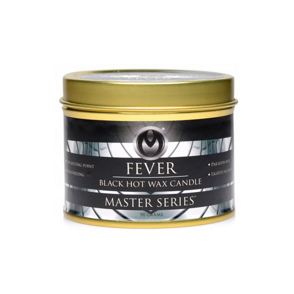 XR Brands Fever Black - Hot Wax Paraffine Kaars afbeelding