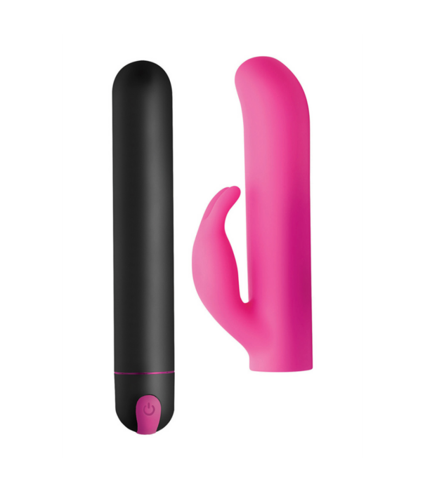 XL Bullet en Rabbit Silicone Sleeve