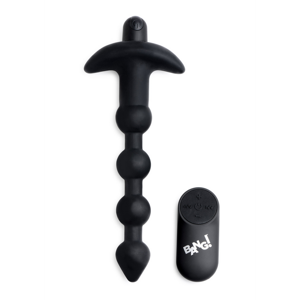 XR Brands Vibrerende Silicone Anale Ballen en Afstandsbediening afbeelding