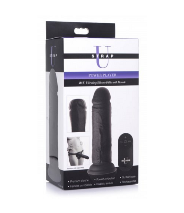 Power Player - Vibrerende Dildo met Afstandsbediening