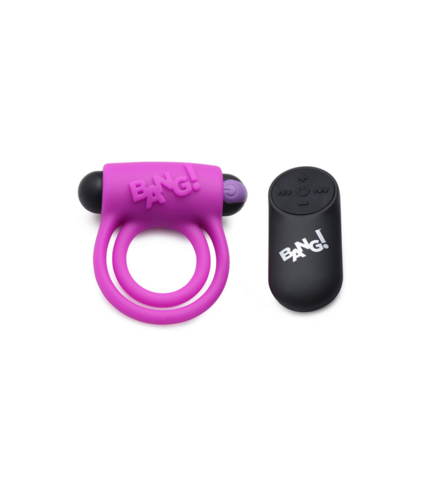 Silicone Cockring en Bullet met Afstandsbediening