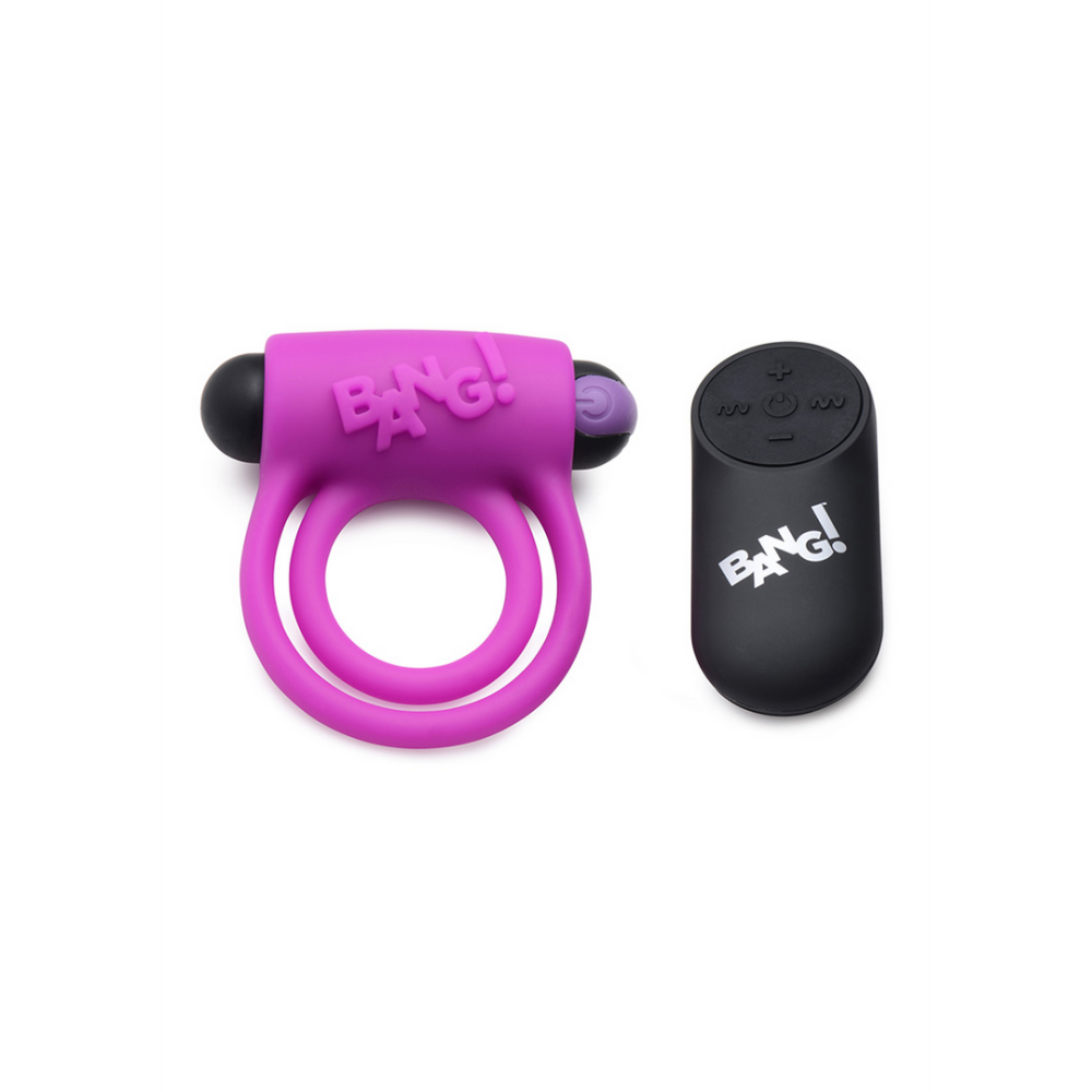 XR Brands Silicone Cockring en Bullet met Afstandsbediening afbeelding