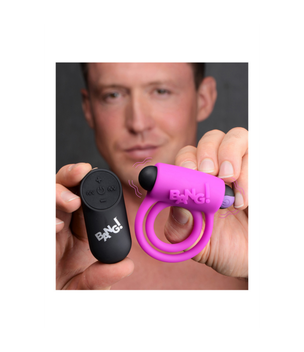 Silicone Cockring en Bullet met Afstandsbediening