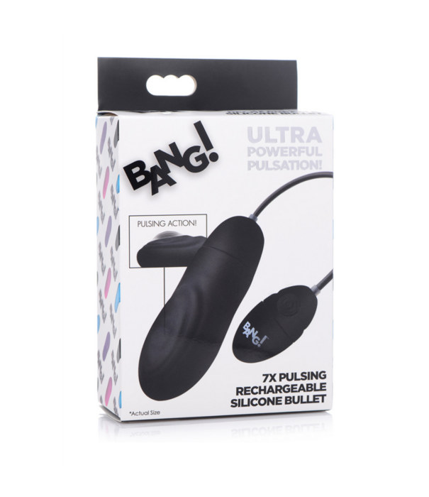 Pulsating Rechargeable Silicone Bullet