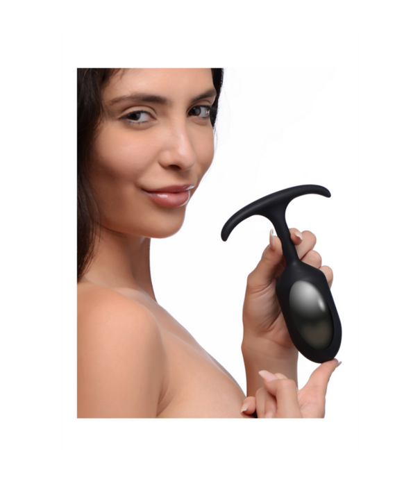 Premium Siliconen Gewogen Anale Plug - Groot