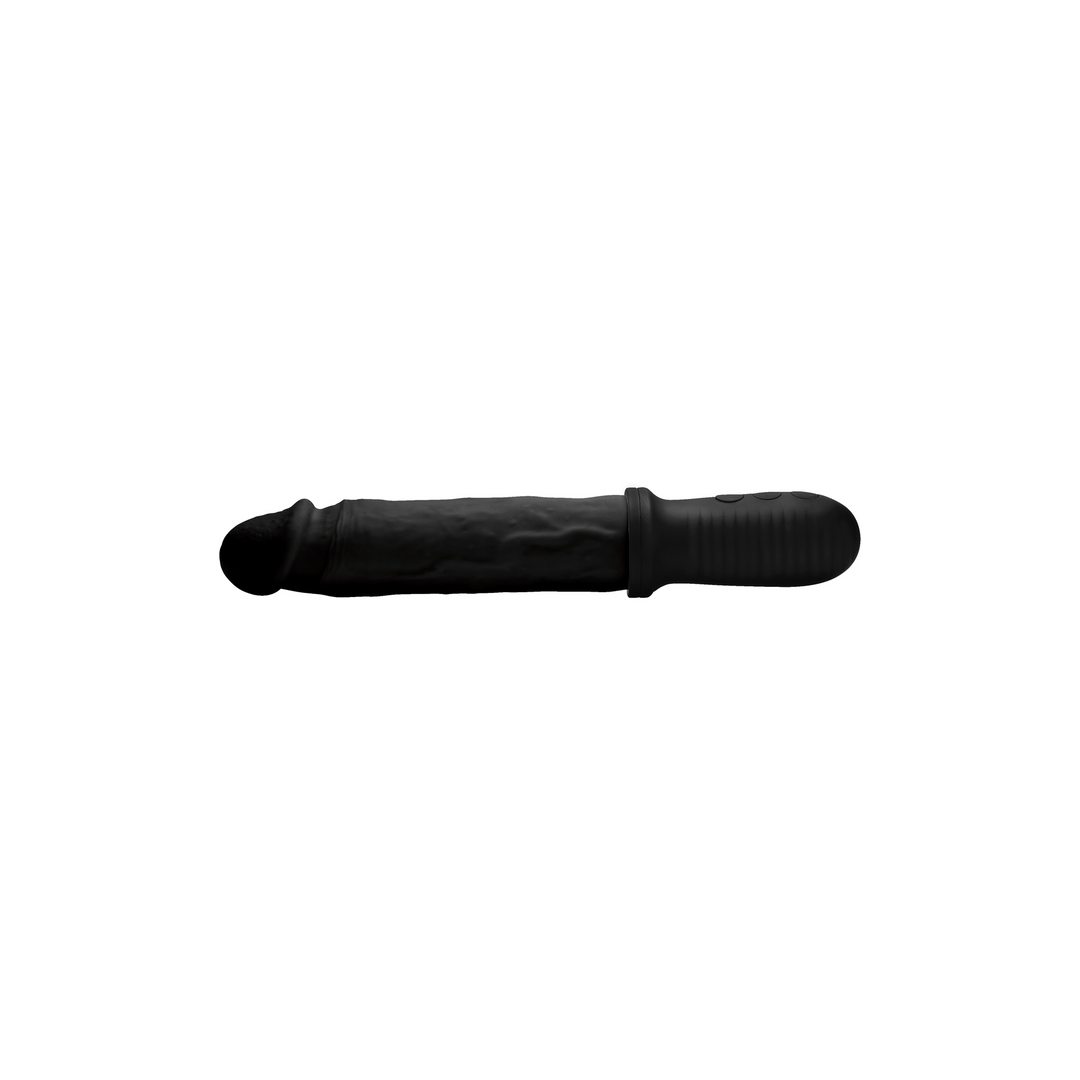 XR Brands Auto Pounder - Vibrerende en Duwende Dildo met Handvat afbeelding