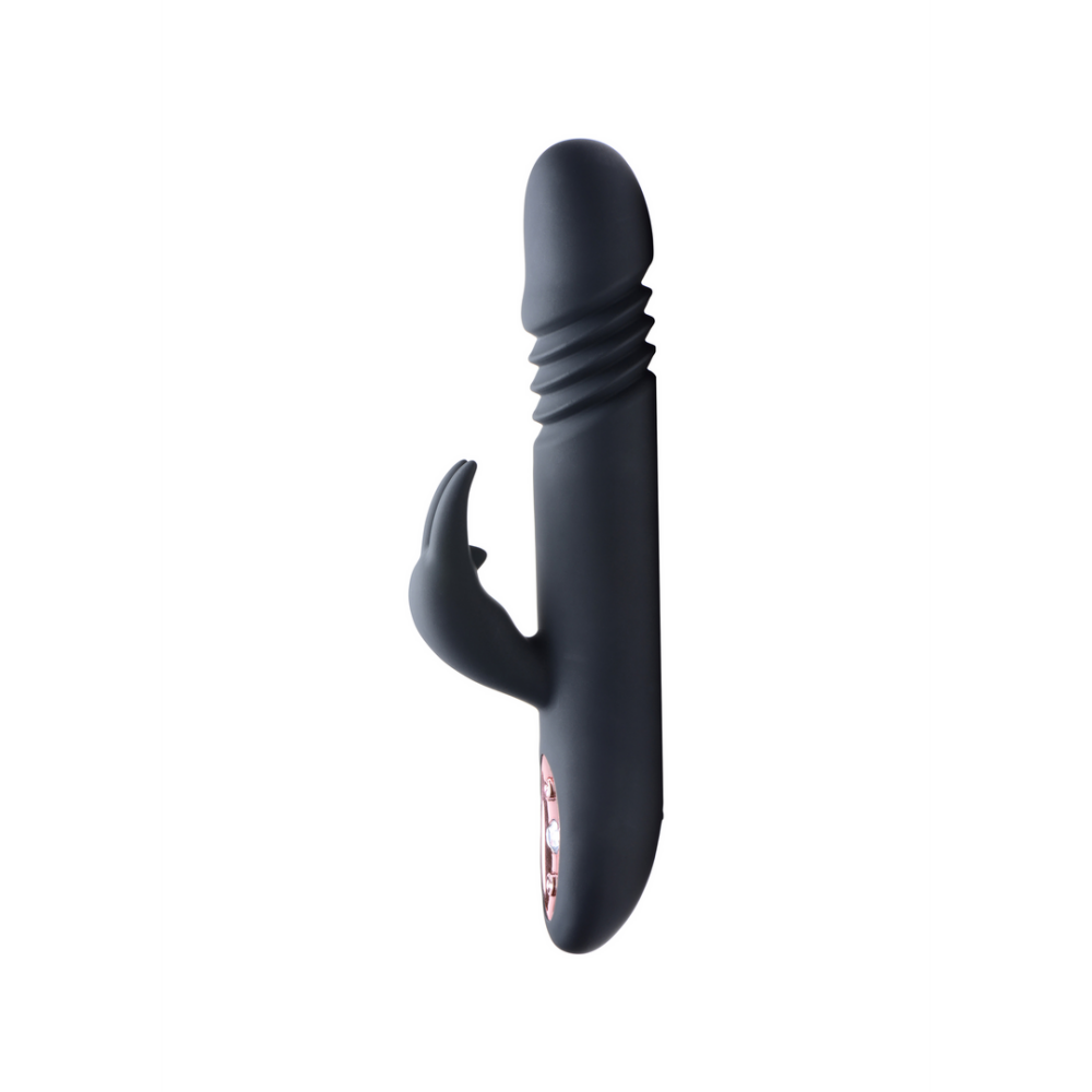 XR Brands Royal Rabbits Bunny Thrust - Thrusting Rabbit Vibrator