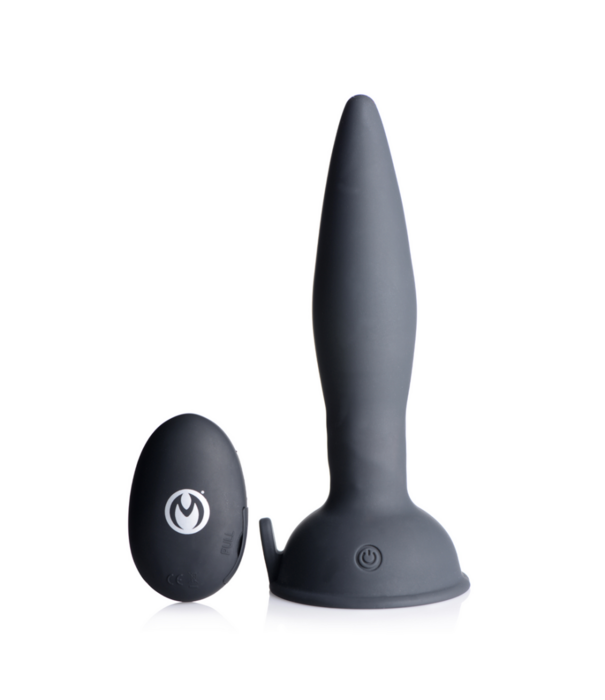 Turbo Ass-Spinner - Siliconen Anale Plug met Afstandsbediening