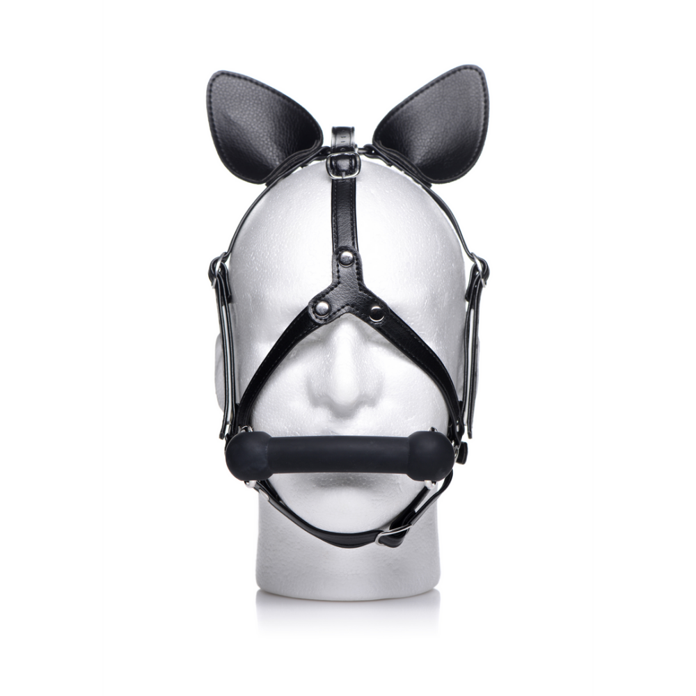 XR Brands Dark Horse - Pony Hoofbril met Siliconen Bit afbeelding