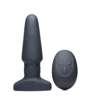 Slim R - Glad Rimming Plug met Afstandsbediening