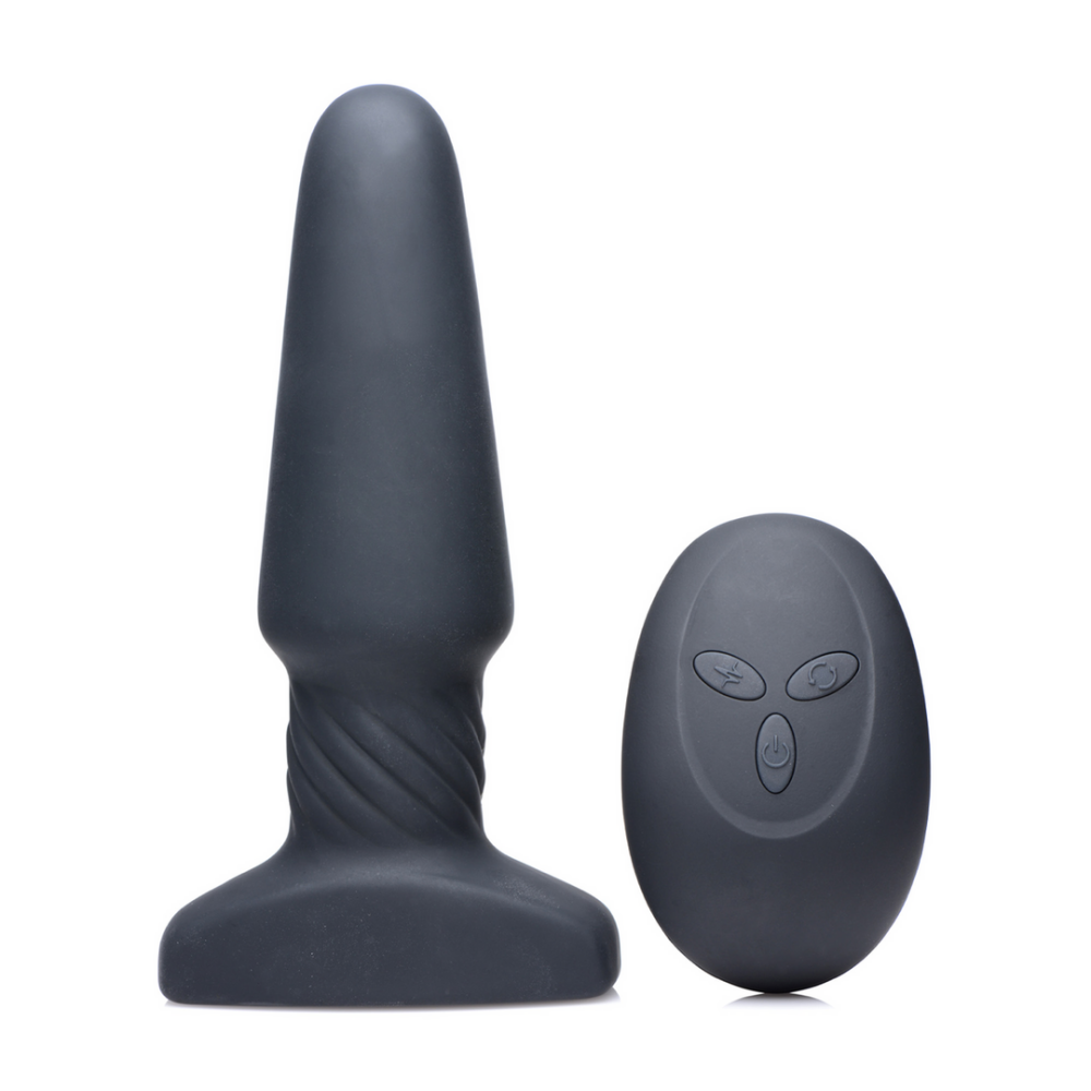 XR Brands Slim R - Glad Rimming Plug met Afstandsbediening afbeelding