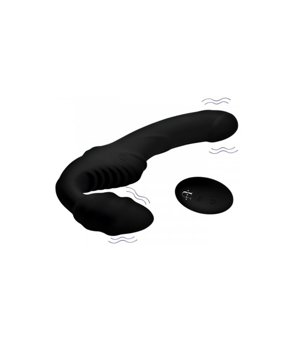 Pro Rider - Vibrerende Siliconen Strapless Strap-On met Afstandsbediening
