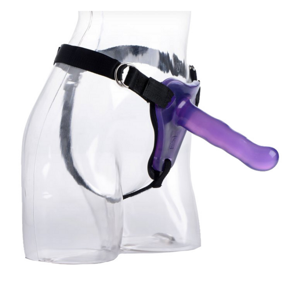 XR Brands Comfort Ride - Strap On Harness met Dildo afbeelding