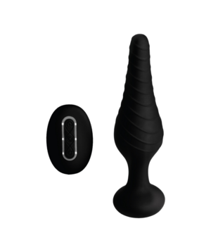 Siliconen Vibrerende Anale Plug met Afstandsbediening