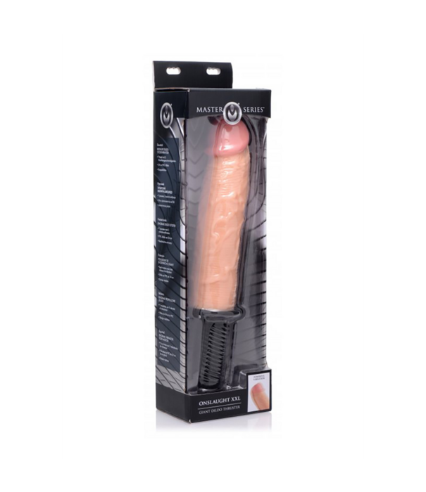 Onslaught - XXL Vibrerende Dildo Thruster