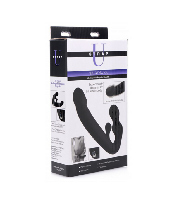 Tri-Volver - Oplaadbare Strapless Strap-On