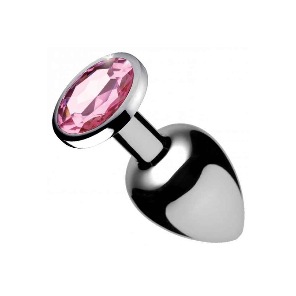 XR Brands Roze Edelsteen - Butt Plug - Medium