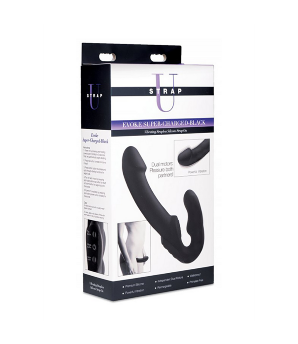 SU Evoke Super Charged - Vibrerende Strapless Dildo