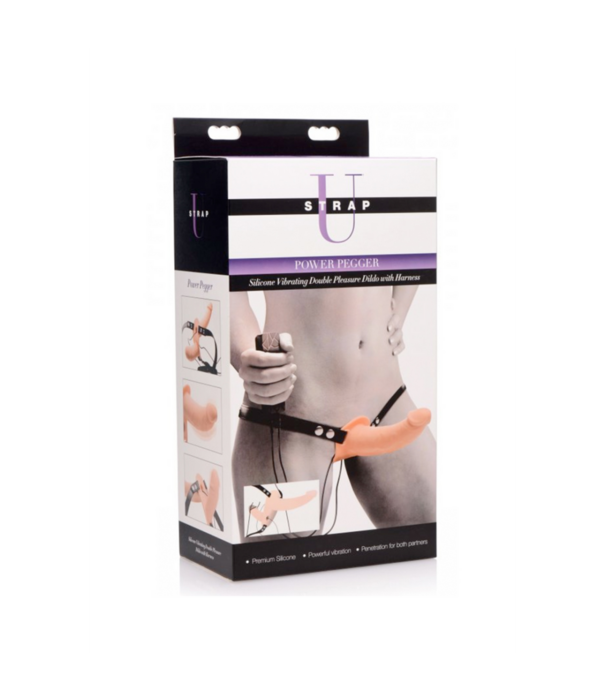 Supreme Pleasure - Vibrerende Dubbele Dildo met Harnas