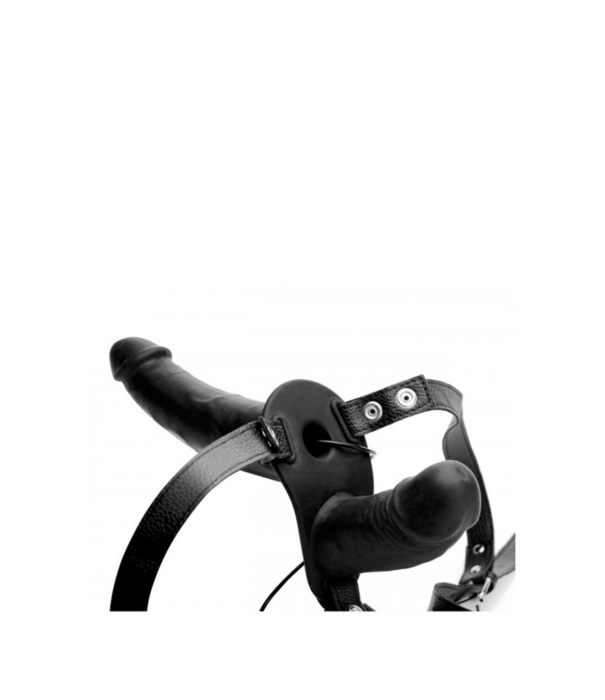 Supreme Pleasure - Vibrerende Dubbele Dildo met Harness