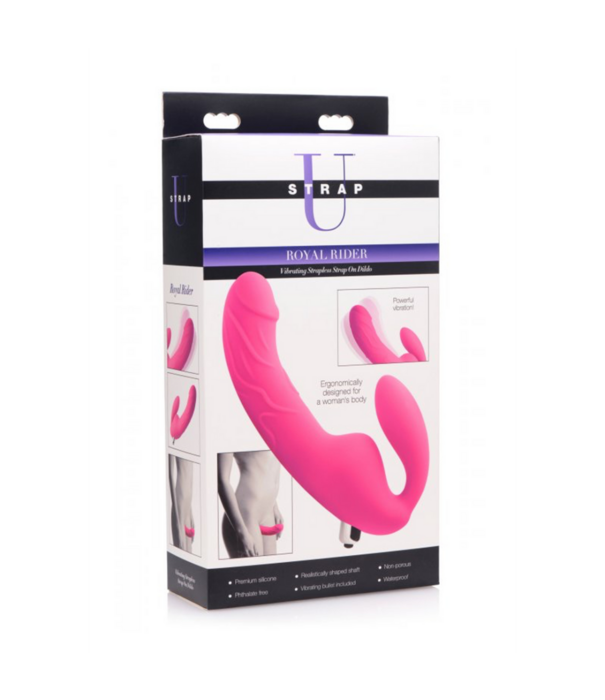 Royal Rider - Vibrerende Silicone Strapless Strap-On