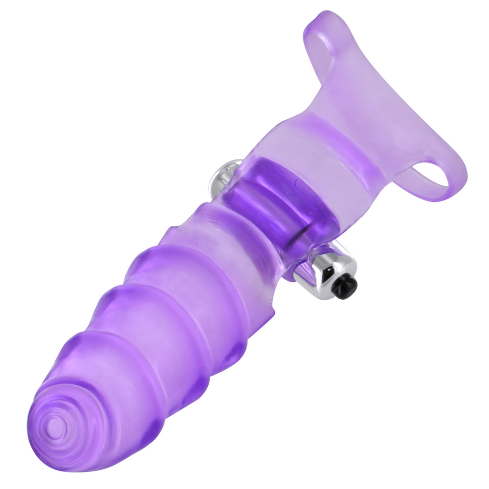 XR Brands Dubbele Vinger Banger - Vibrerende G-Spot Handschoen afbeelding