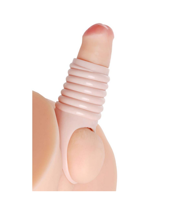 Echt Ruim Geribbelde Penisvergroting Sleeve